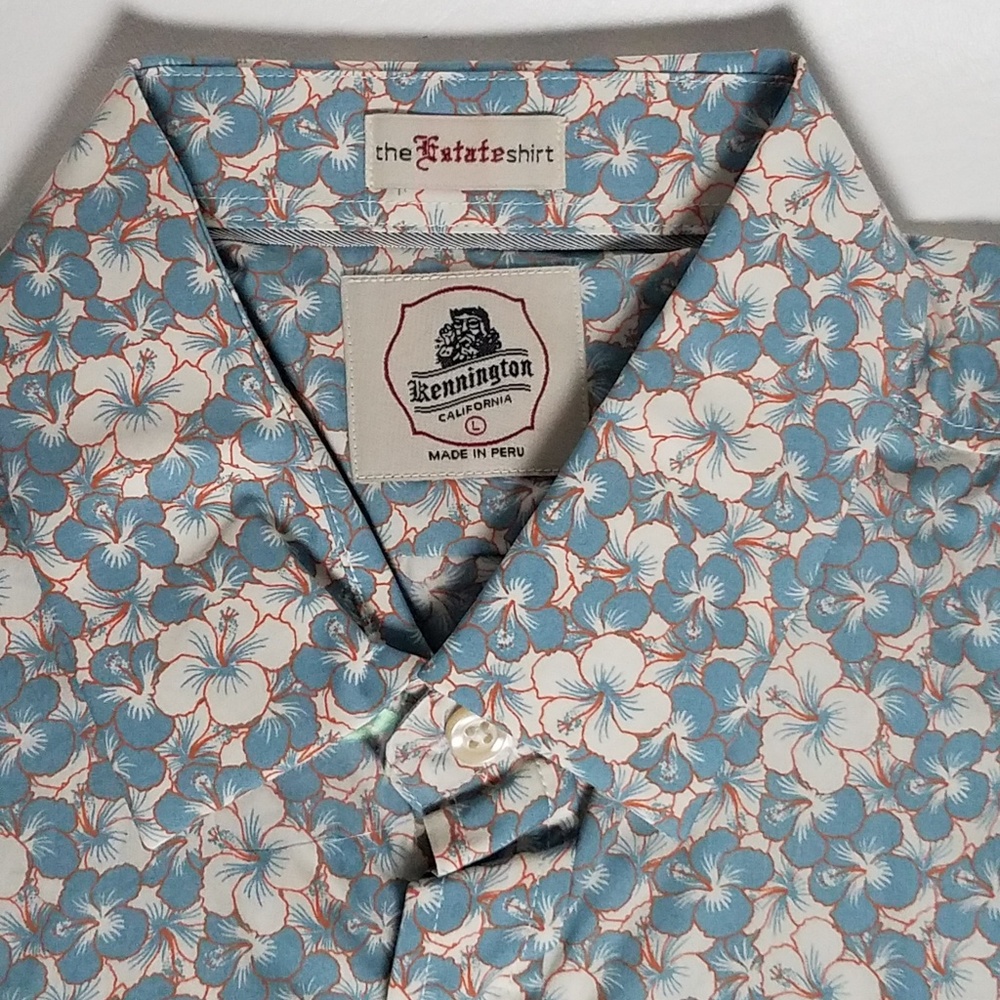 Kennington Shirt Size Large Floral Print
